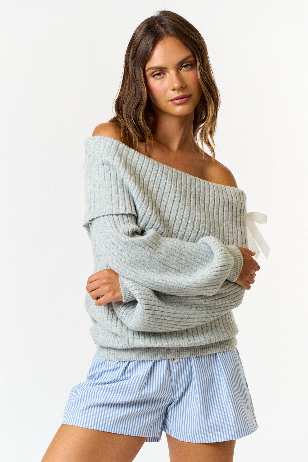 Katie Off Shoulder Sweater