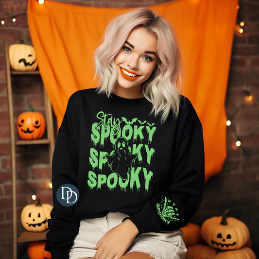 'Stay Spooky w/Ghost' Graphic