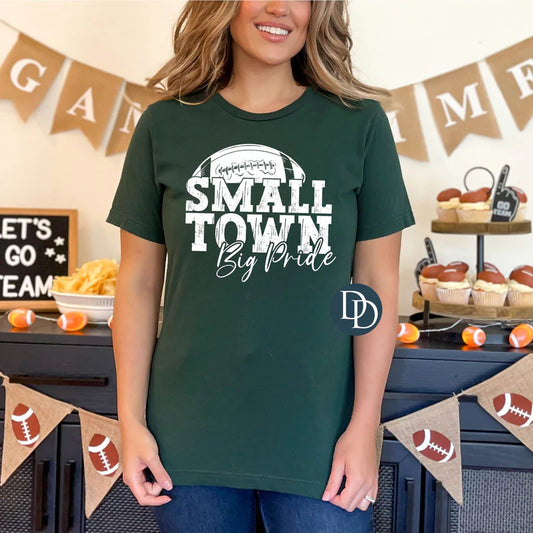 'Small Town Big Pride' Football Graphic