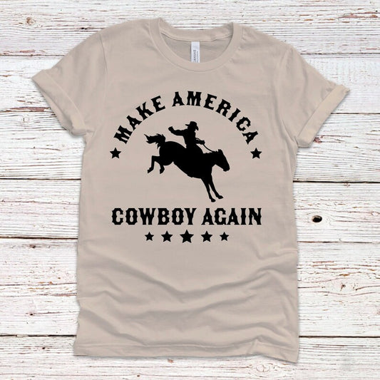 'Make America Cowboy Again' Graphic