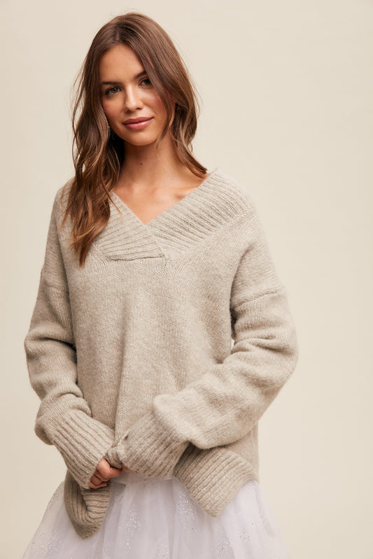 Slouchy Soft Knit Sweater