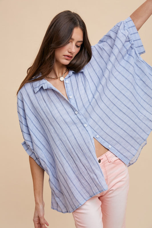 Maggie Oversized Button Down