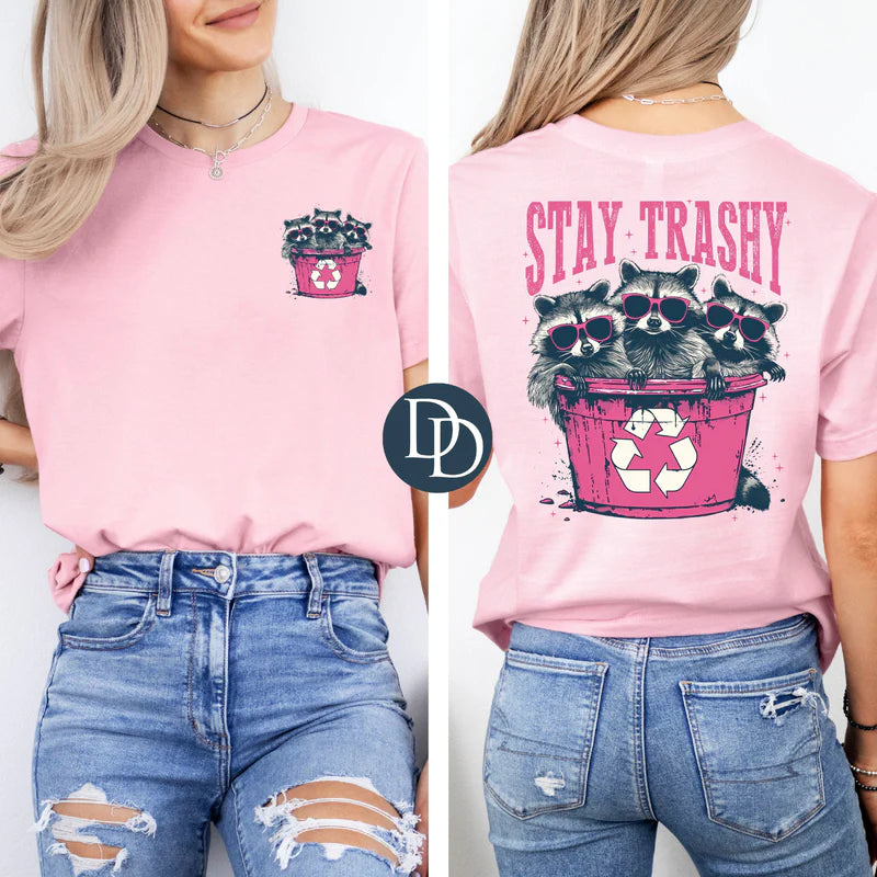 'Stay Trashy Racoon' Graphic