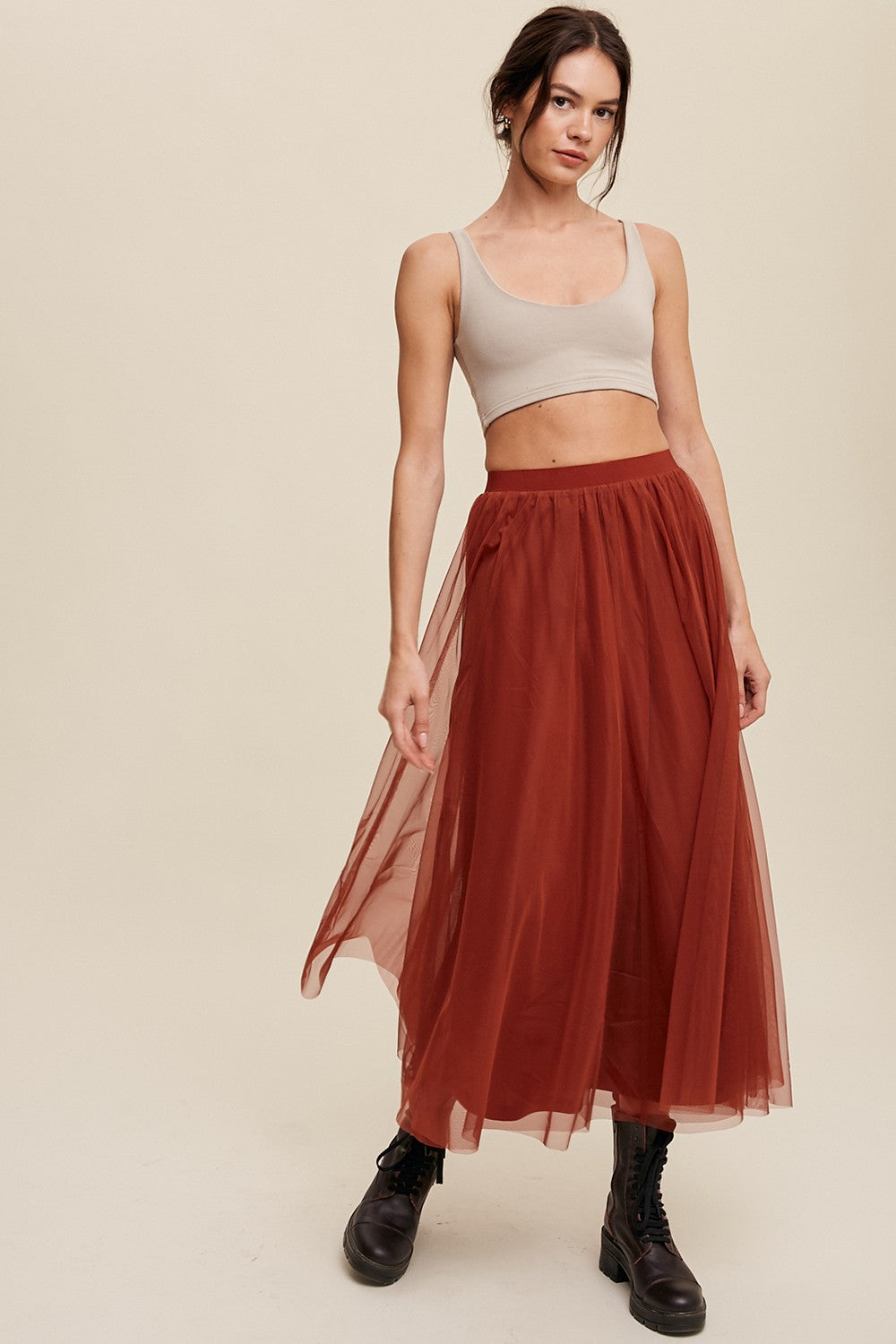 Maxi Tulle Skirt