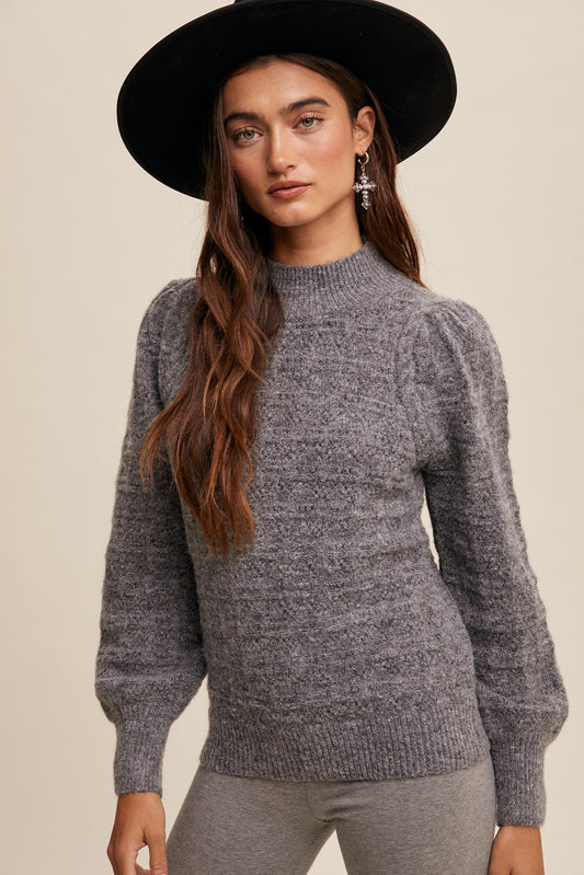 Pointelle Knit Sweater