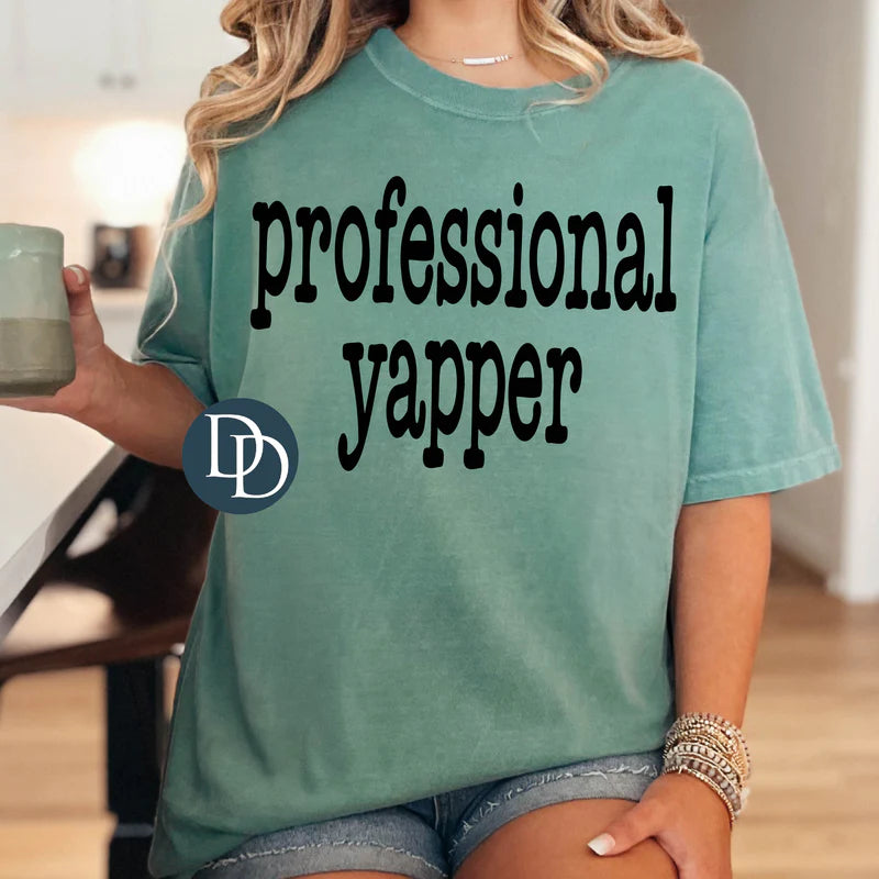 'Professional Yapper' Graphic