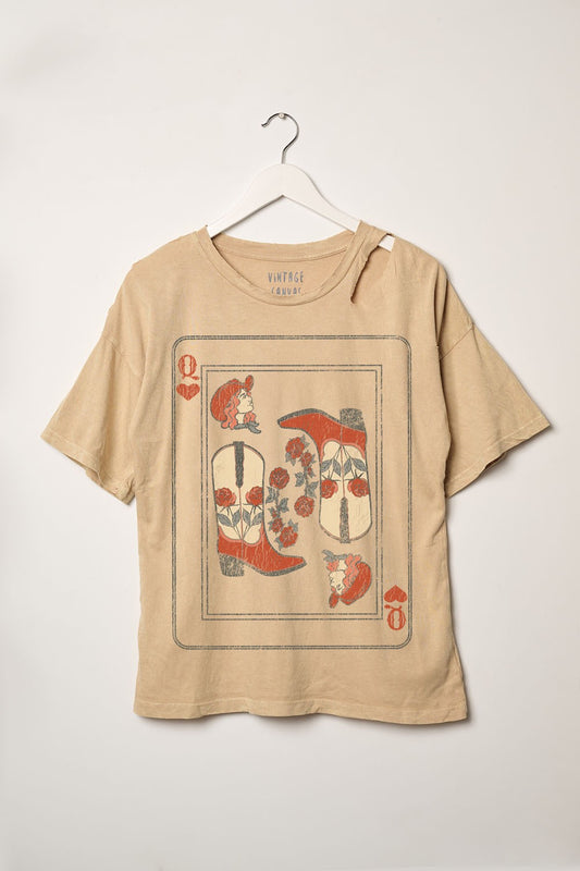 Queen Western Vintage Graphic Tee