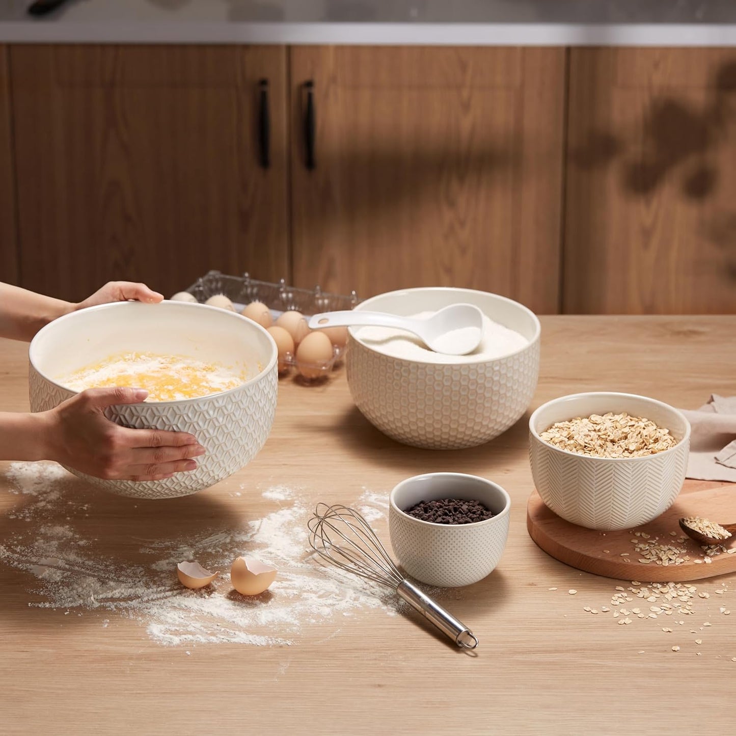 Embossed Kitchen Bowls