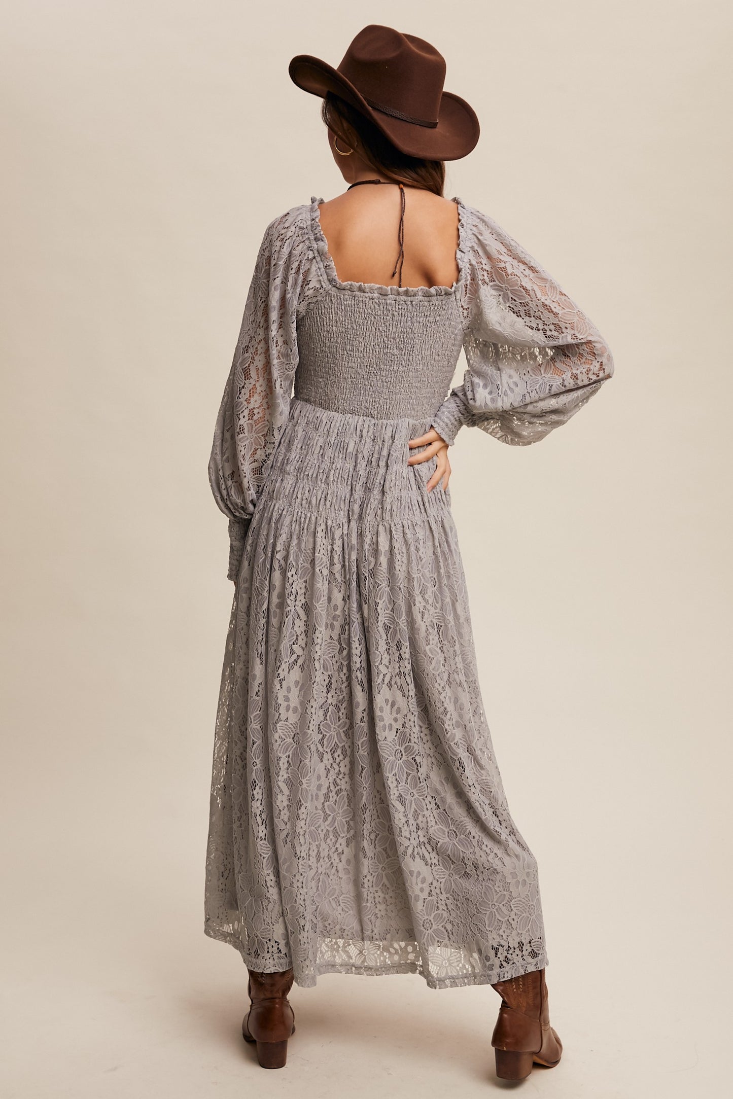 Carrie Lace Maxi Dress