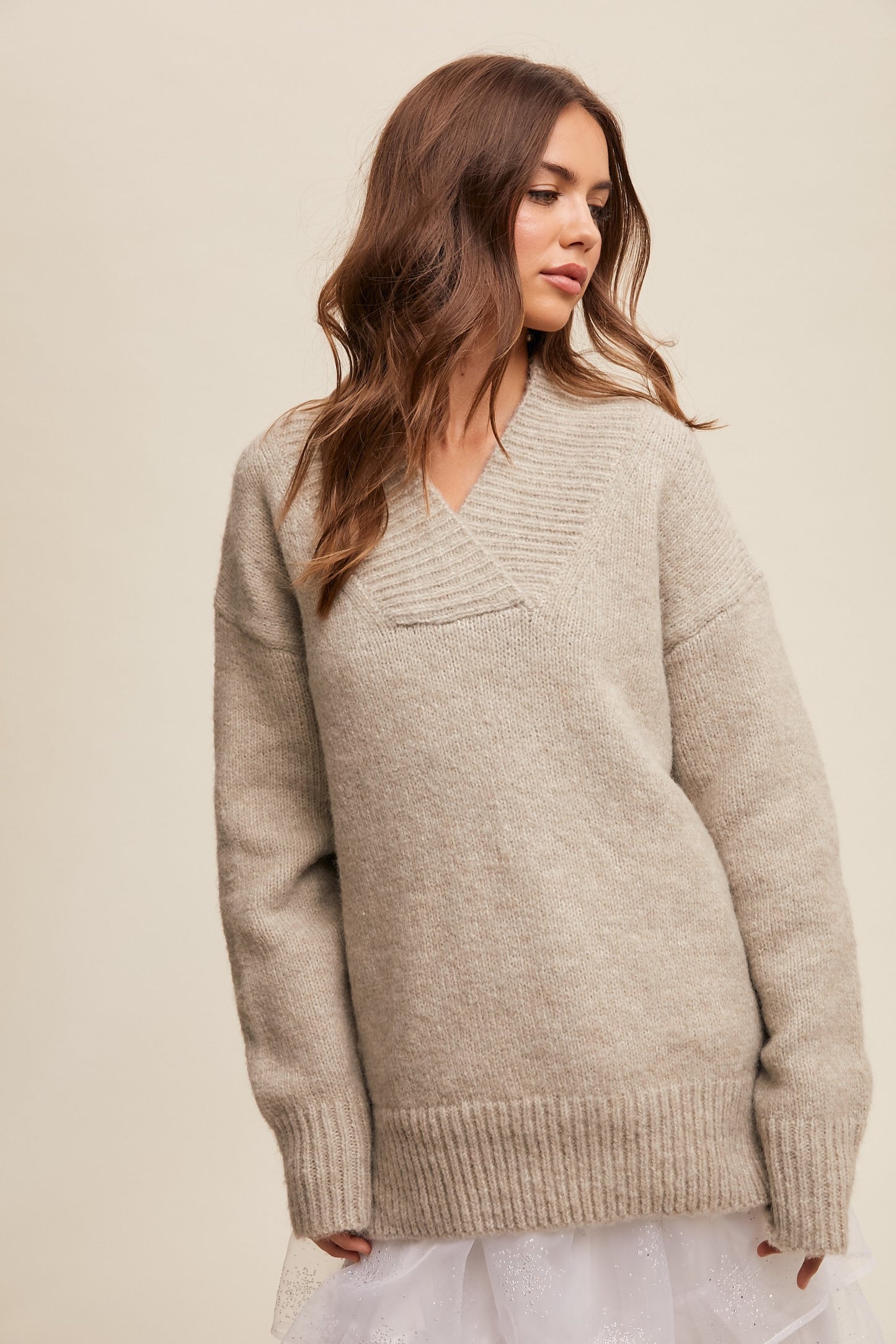 Slouchy Soft Knit Sweater