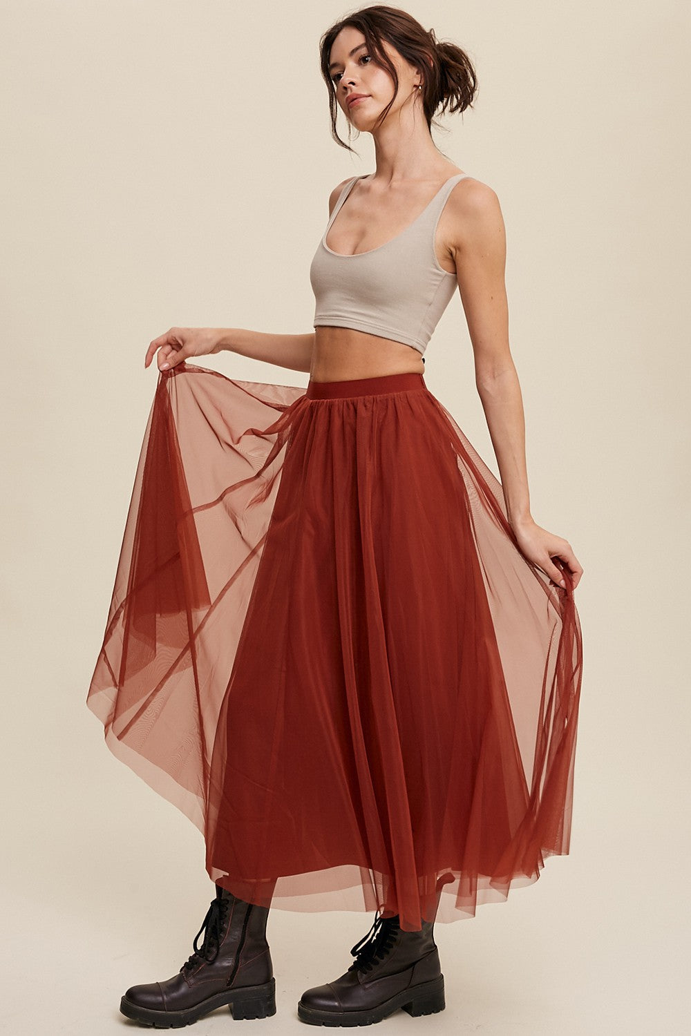 Maxi Tulle Skirt