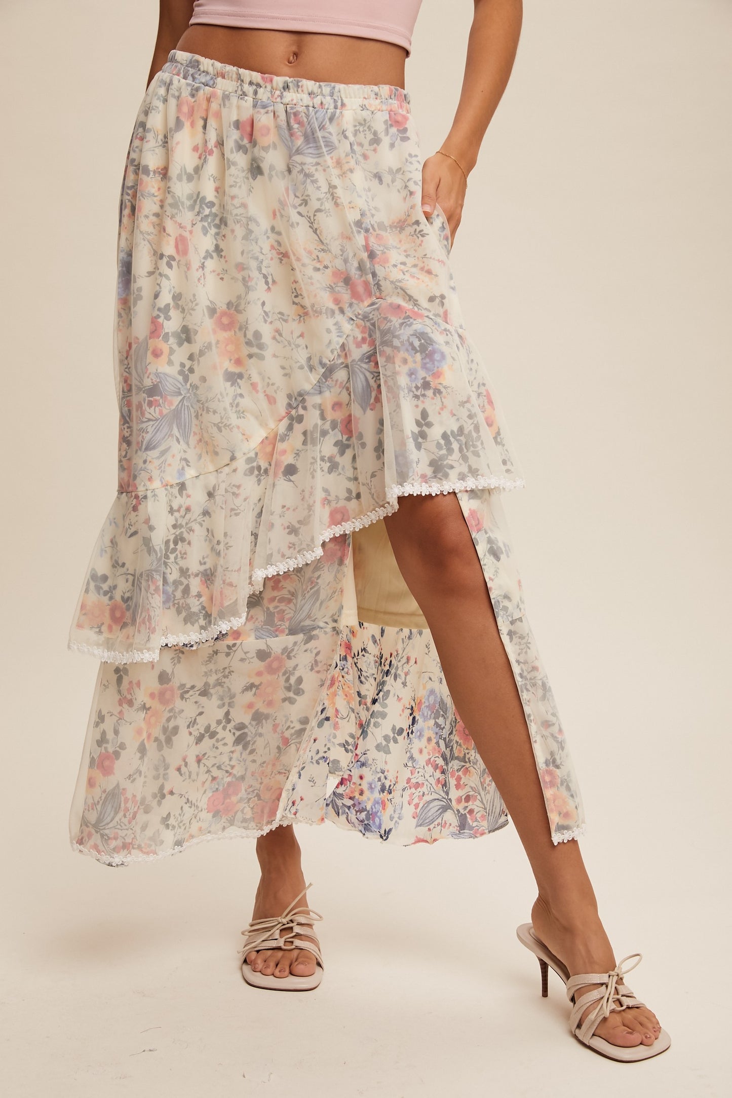 Liv Floral Maxi Skirt