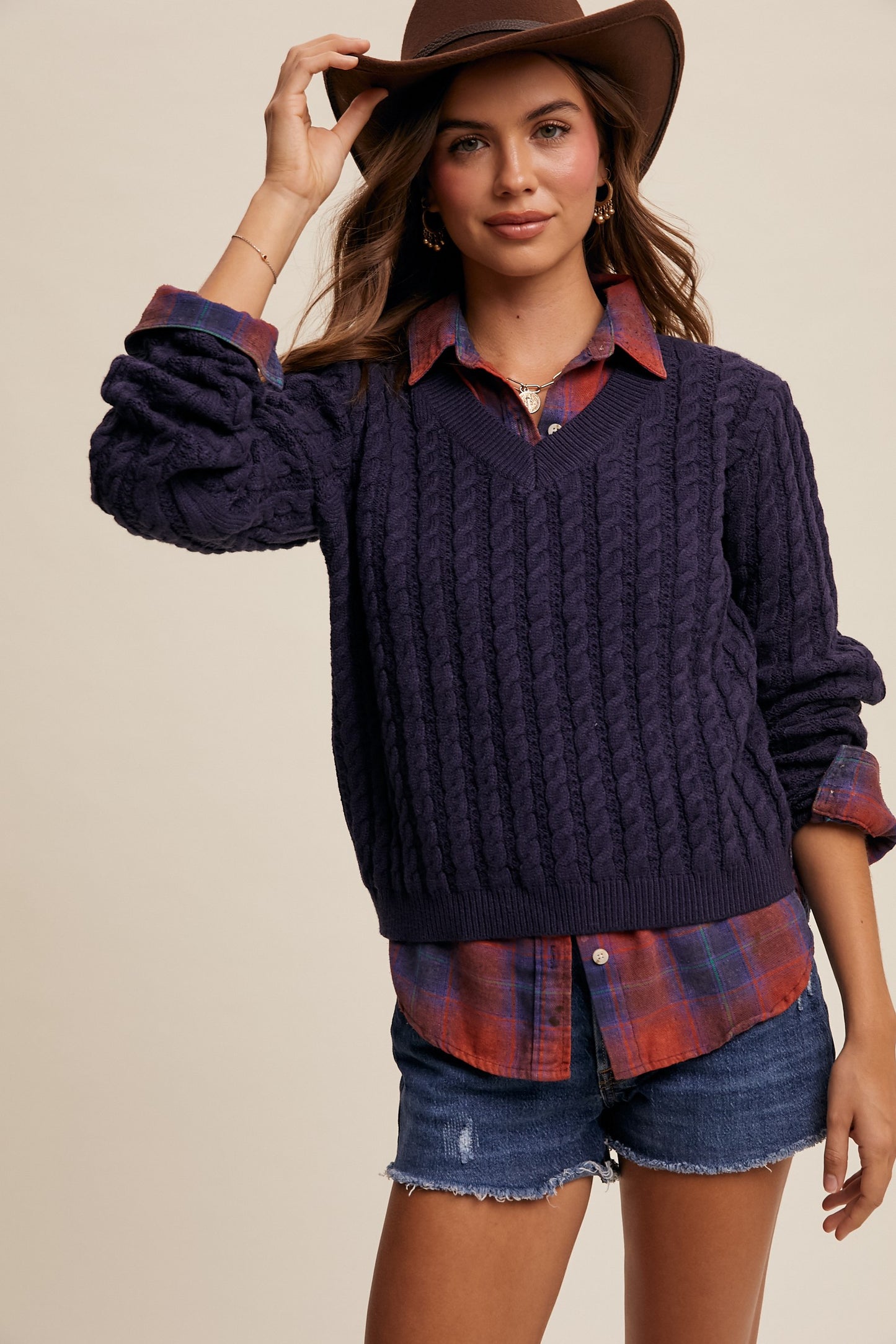 Classic V Neck Pullover