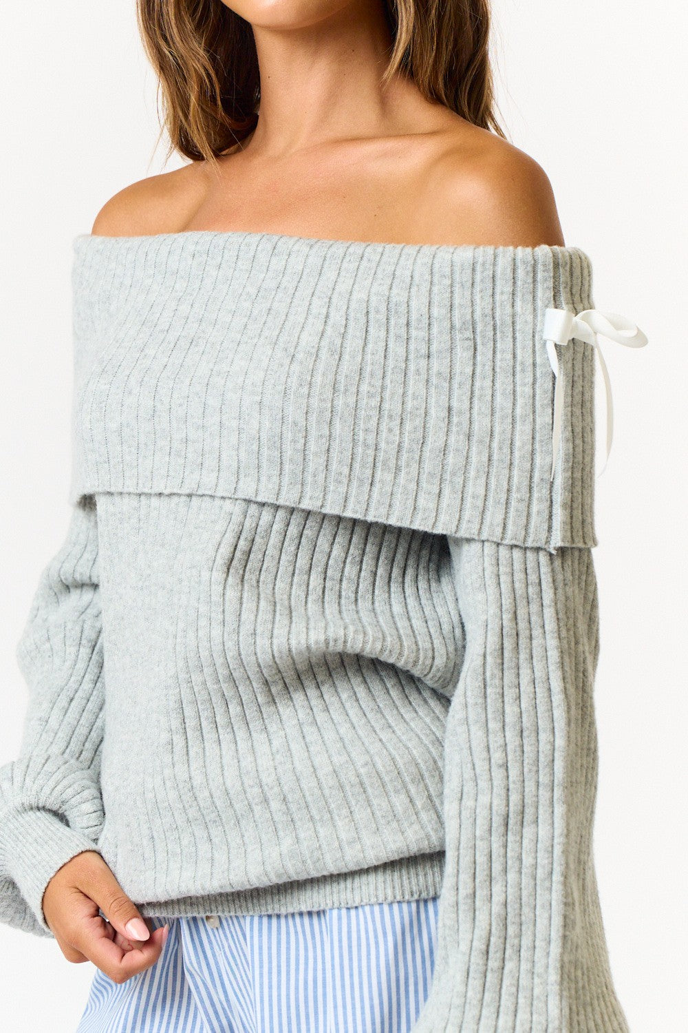 Katie Off Shoulder Sweater