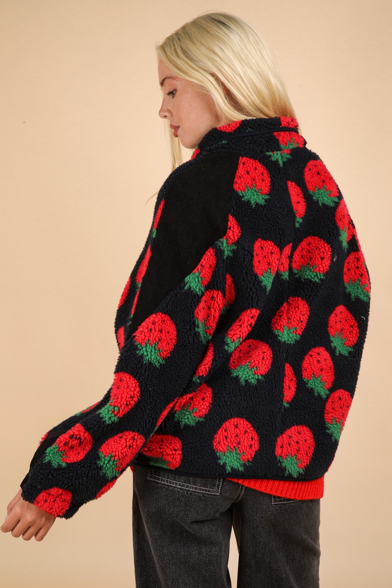 Strawberry Fleece Jacket