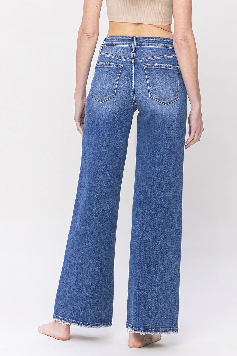 Awe High Rise Trouser Wide Leg Jean