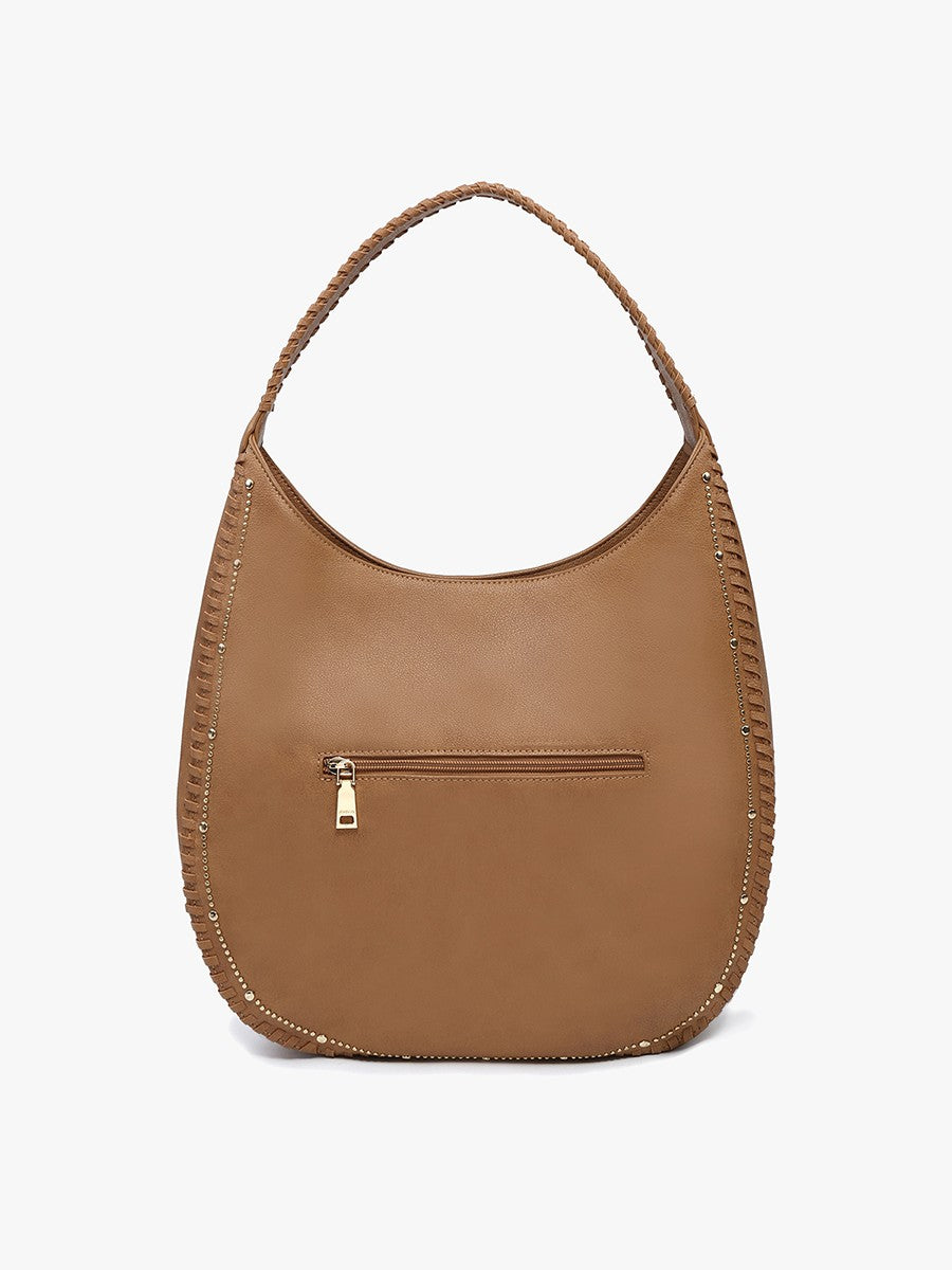 Leslie Studded Hobo Bag