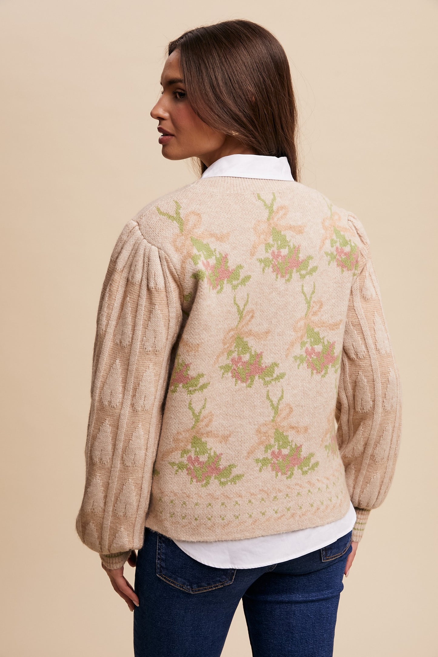 Bow & Rose Sweater