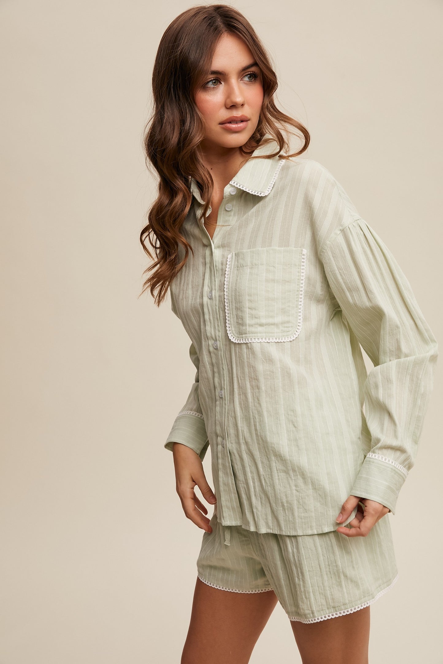 Striped Pajama Set