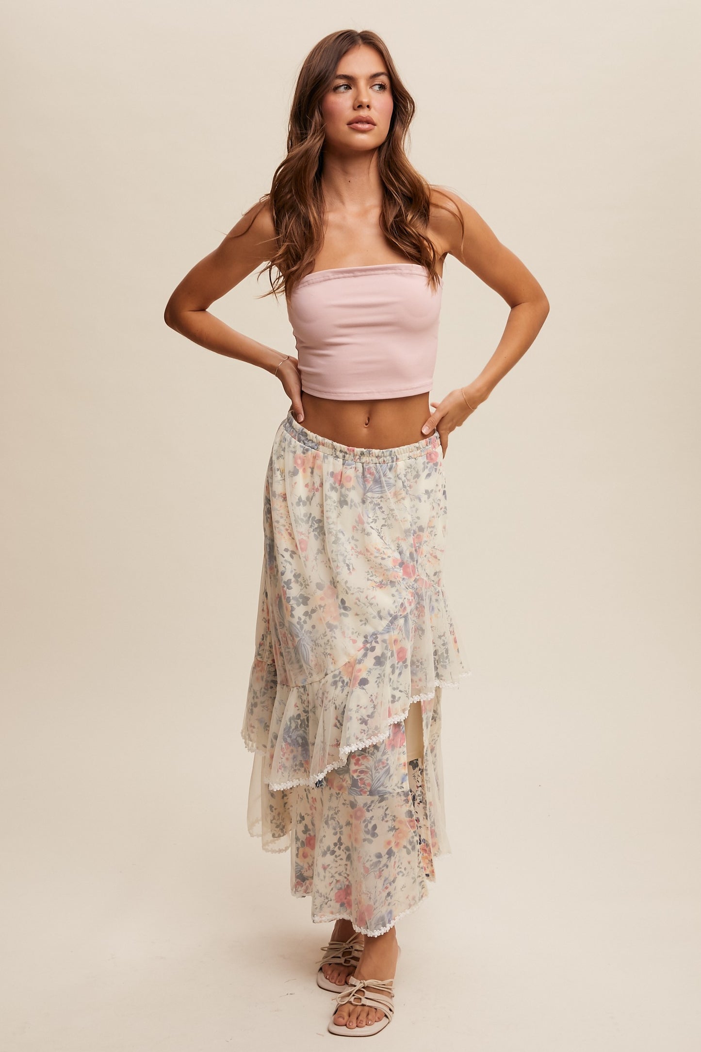 Liv Floral Maxi Skirt