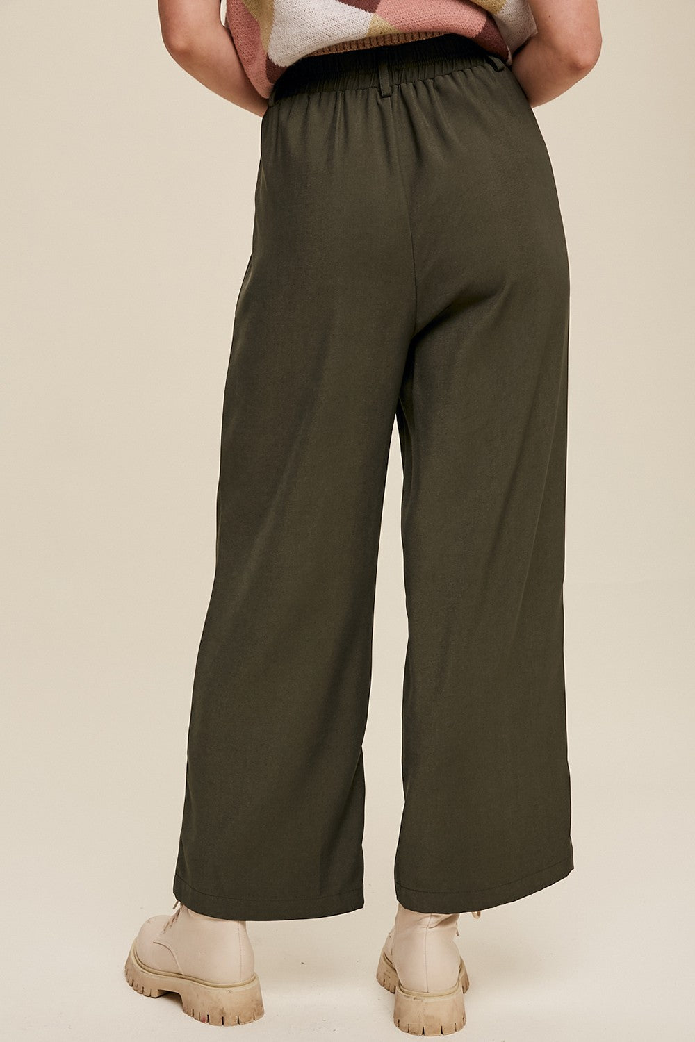 Straight Leg Trouser Pants