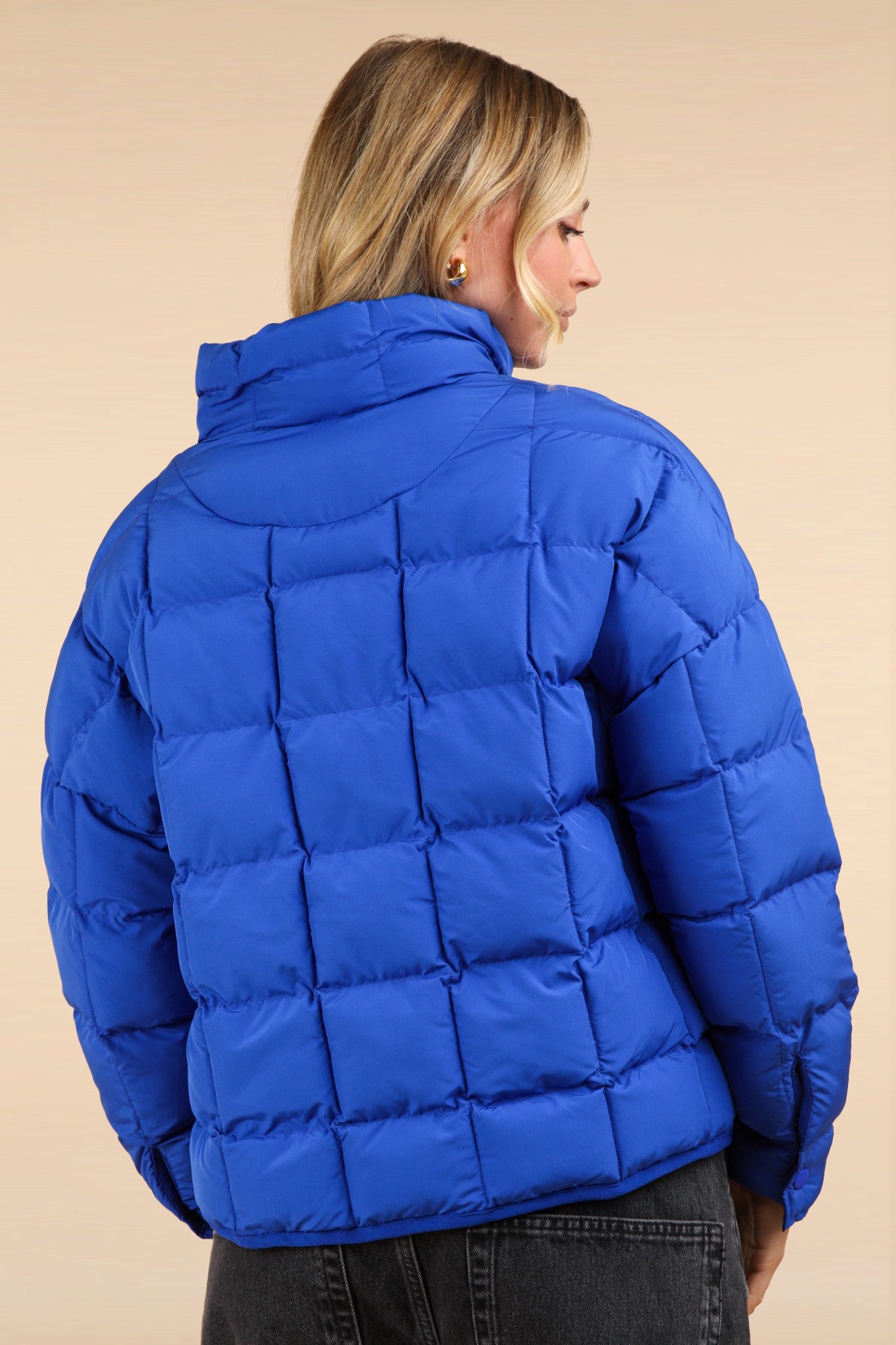 Solid Puffer Jacket