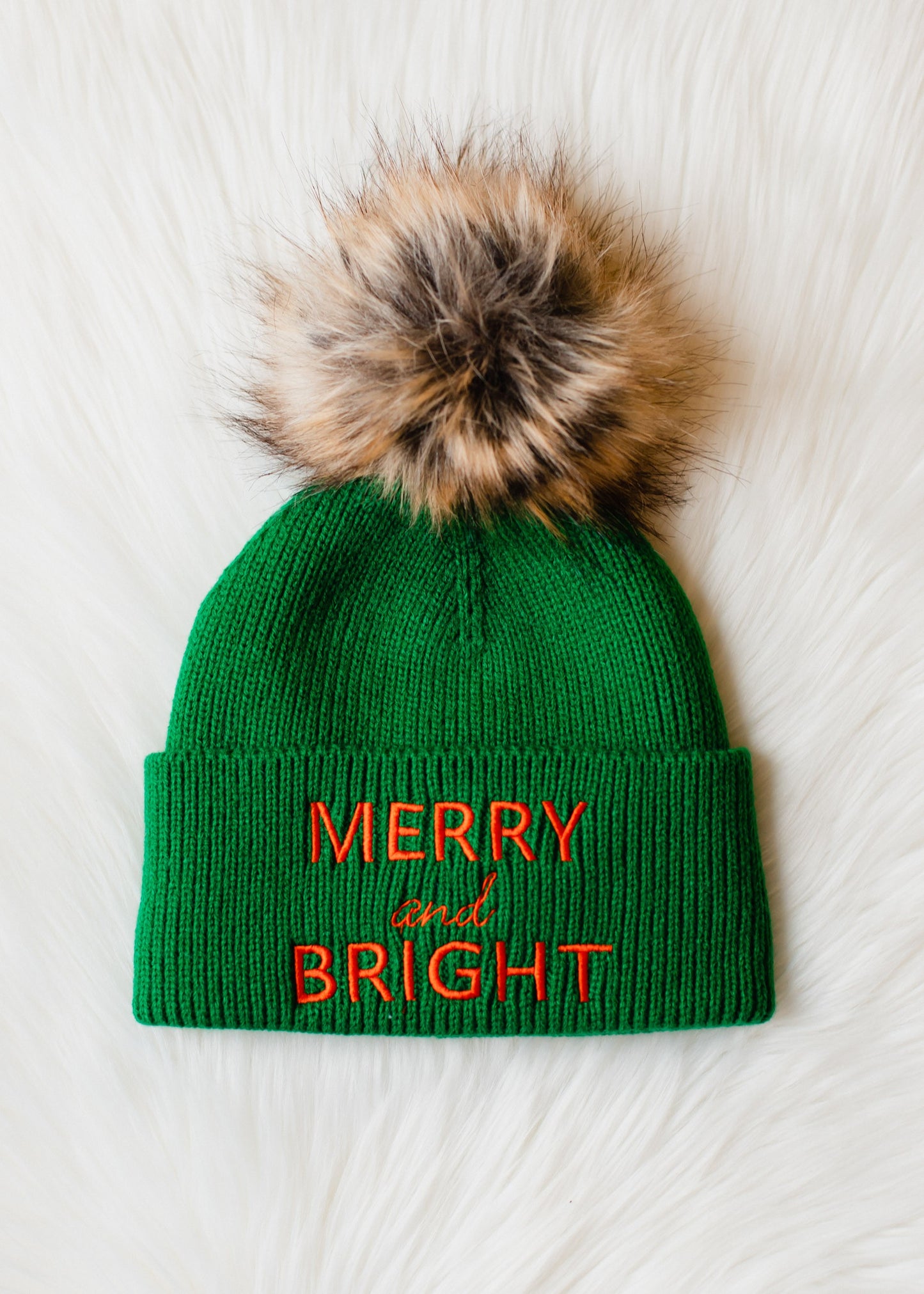 Merry & Bright Pom Hat