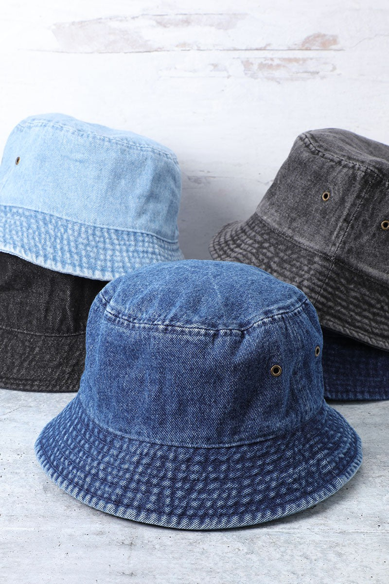 Denim Bucket Hat