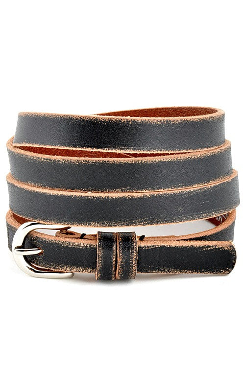 Distress Leather Belt