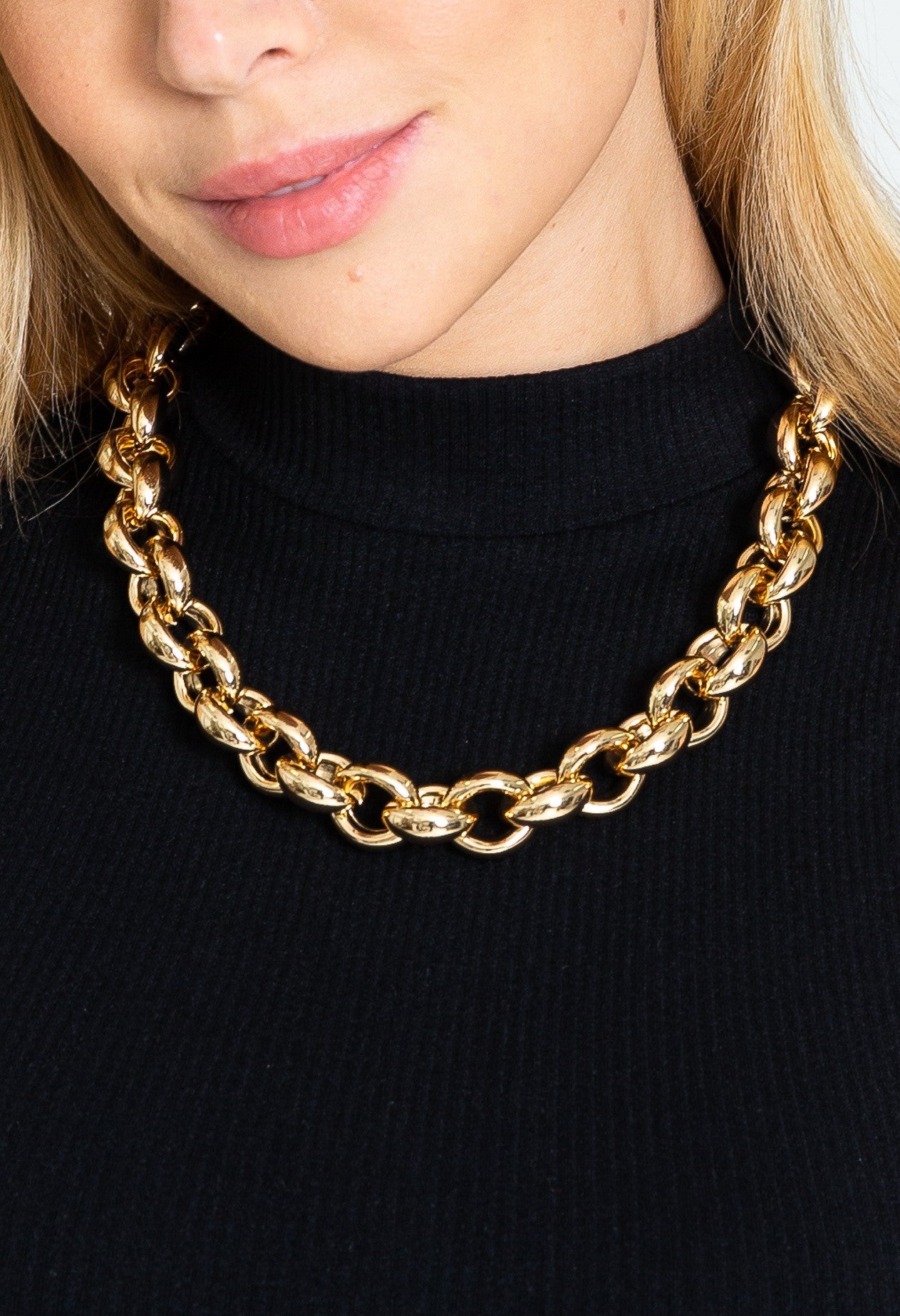 Chunky Ball Link Chain Necklace