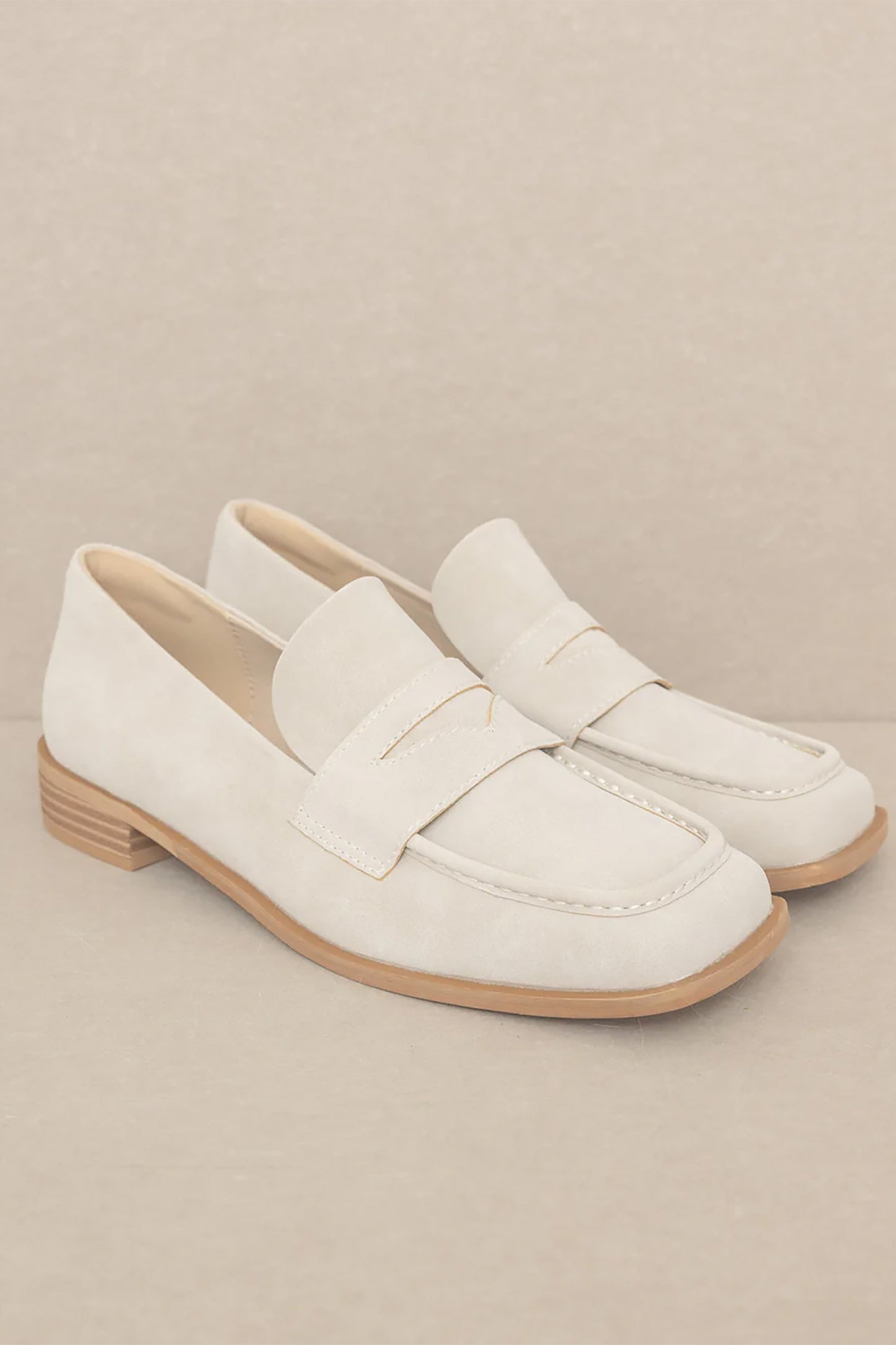 June Square Toe Loafer