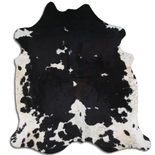 Black & White Brazilian Cowhide Rug