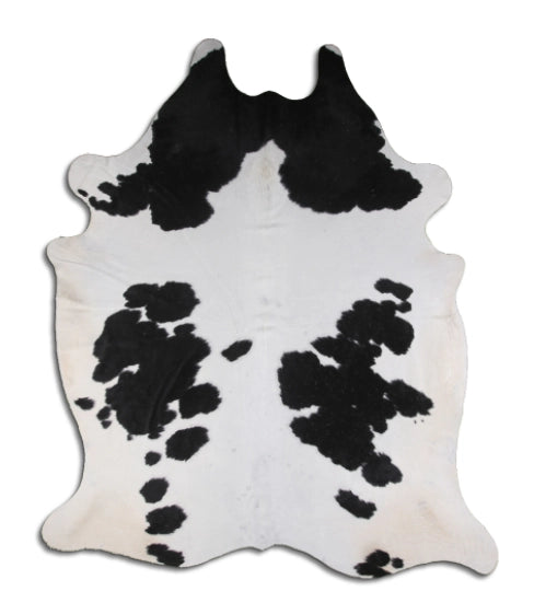 Black & White Brazilian Cowhide Rug