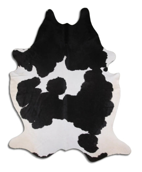 Black & White Brazilian Cowhide Rug