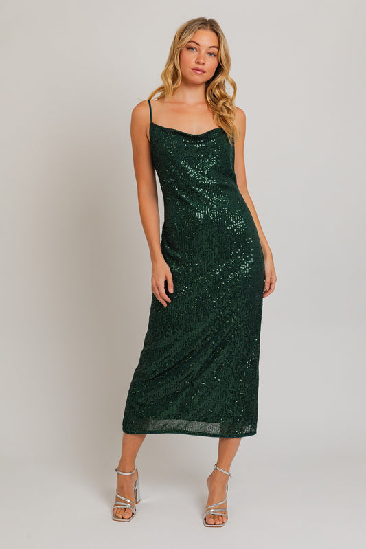 Sequin Maxi Dress