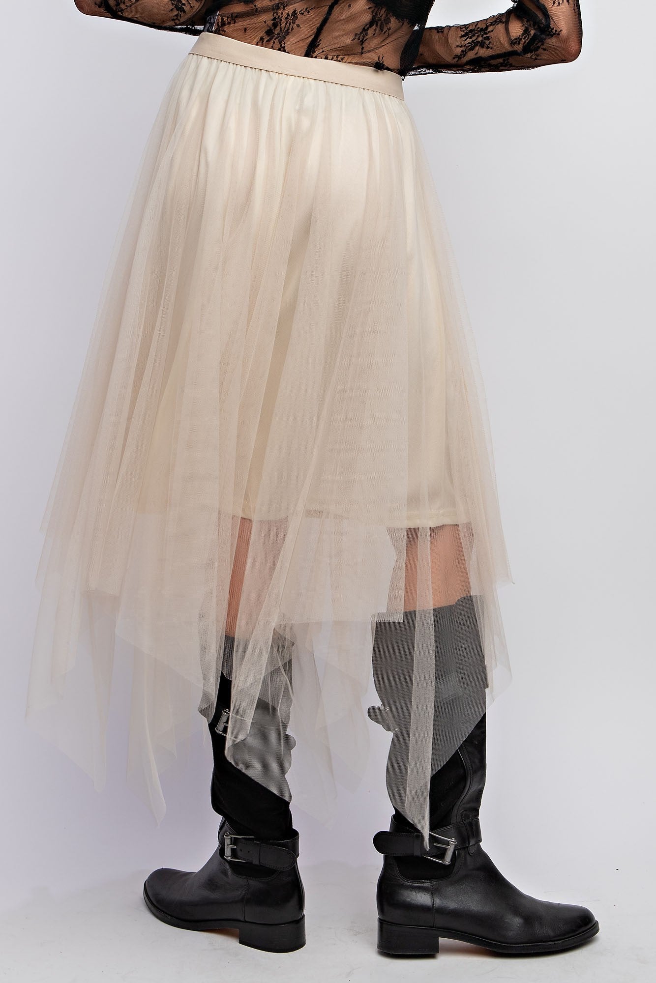 Triple Mesh Ballerina Tulle Skirt